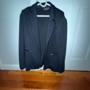 Soft cotton blazer